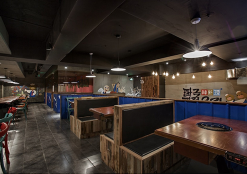 韓國料理餐廳裝修設(shè)計