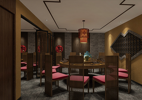 龍歸湘菜館設(shè)計(jì)裝修